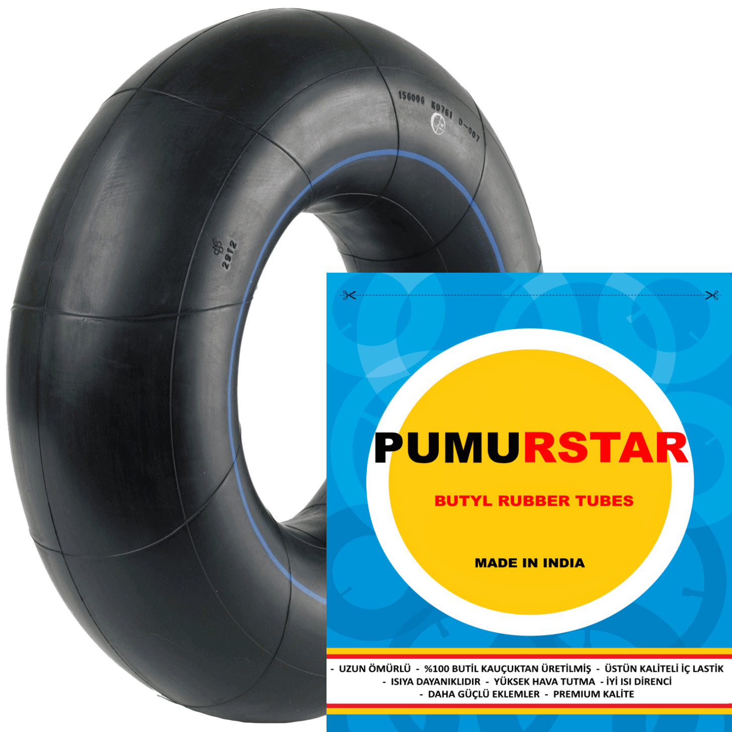 500-8 JS-2 PUMU RSTAR FORKLİFT İÇ LASTİK (30 ADET)