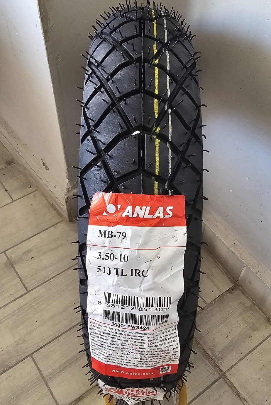 350-10 TUBELESS IRC MB-79 MOTORSİKLET LASTİK